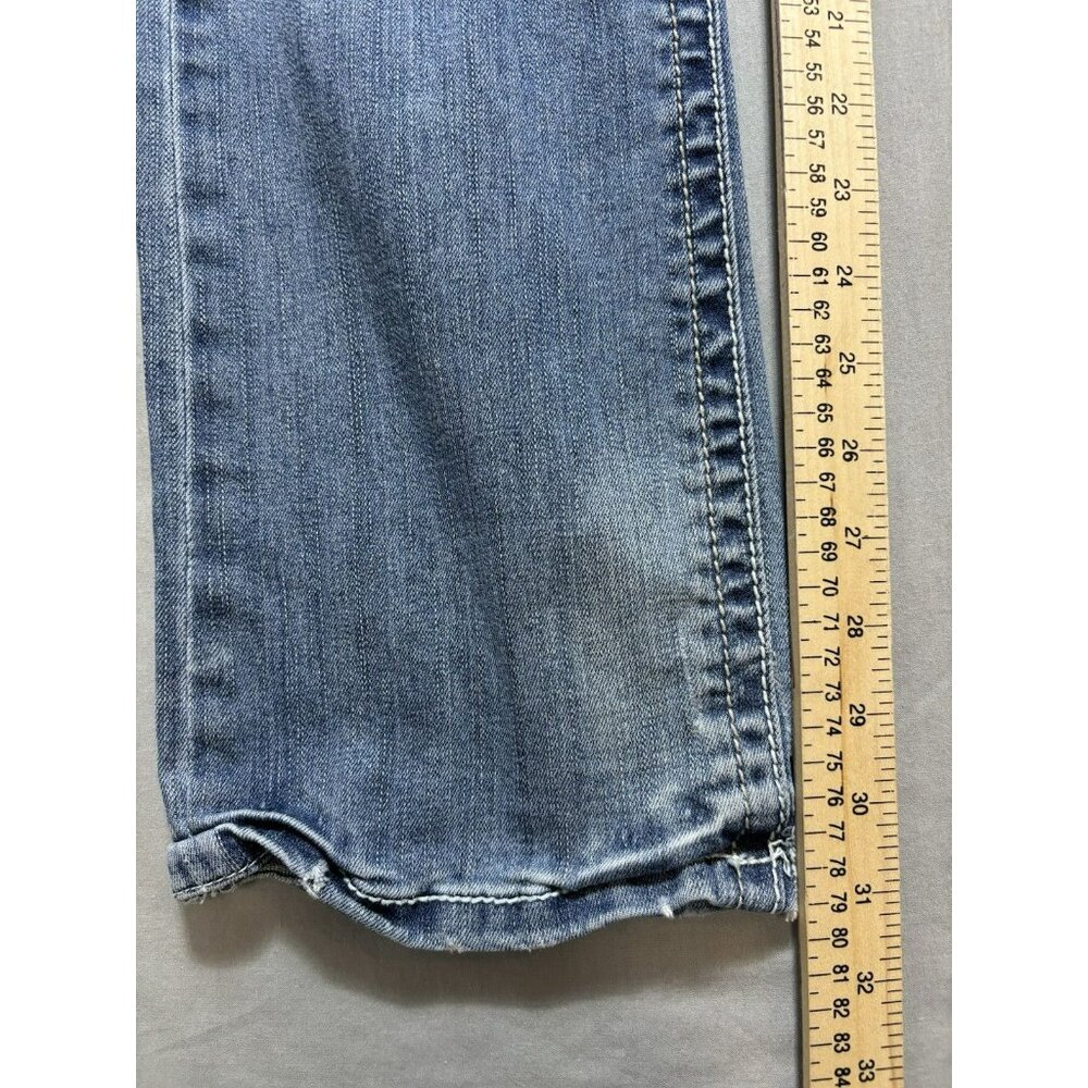 BKE Buckle Black Jeans Fit No 9 Men’s 29x31 Meas. Denim Grunge Straight Western - Picture 4 of 10